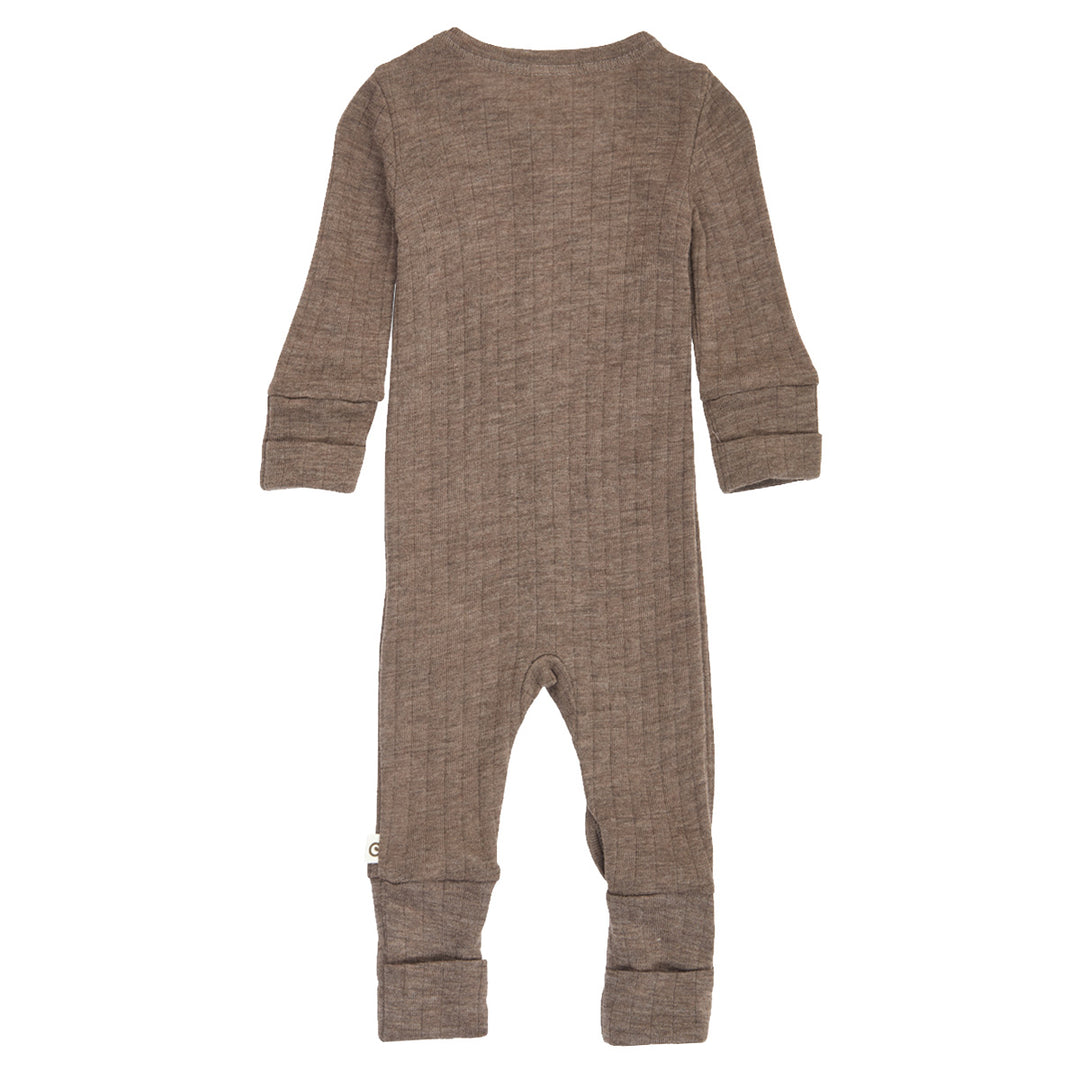 WOOLLY RIB bodysuit with feet
