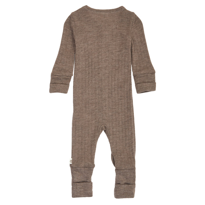 WOOLLY RIB bodysuit with feet