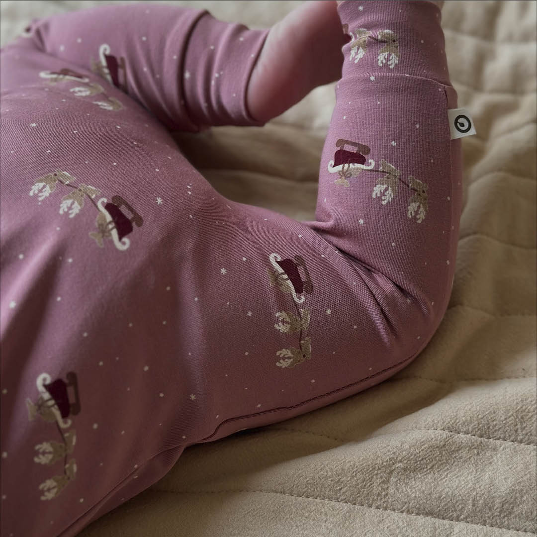 CHRISTMAS printed zip bodysuit
