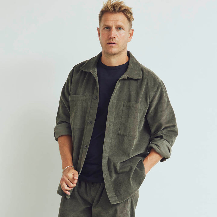 MEN'S corduroy shirt