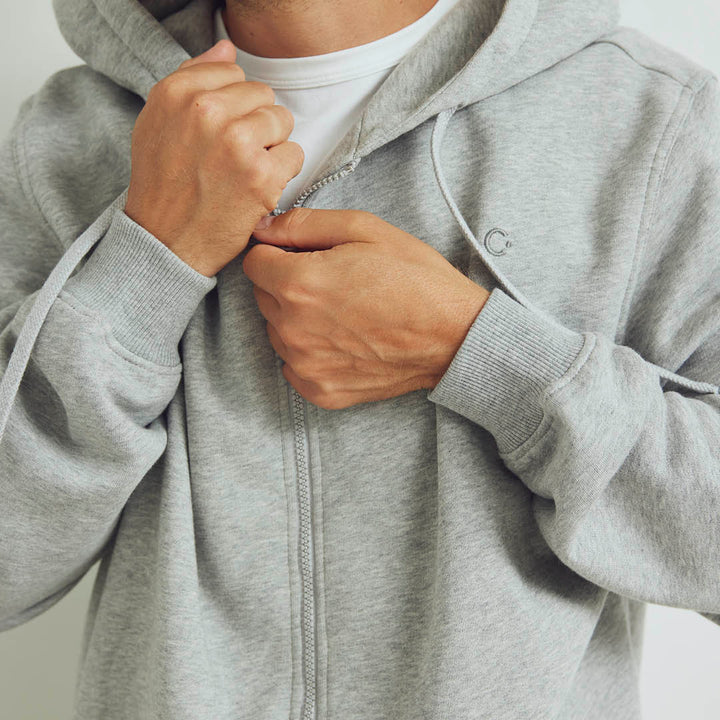 MEN'S sweat zip hoodie