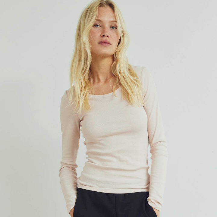 CALM RIB longsleeve top