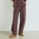 POPLIN buttons pants