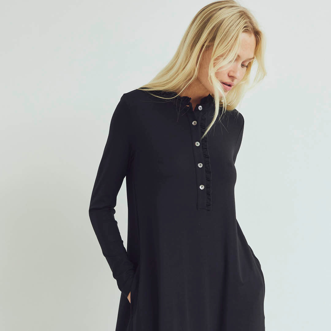 TENCEL collar dress