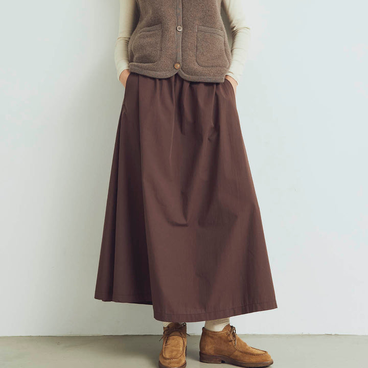 POPLIN skirt