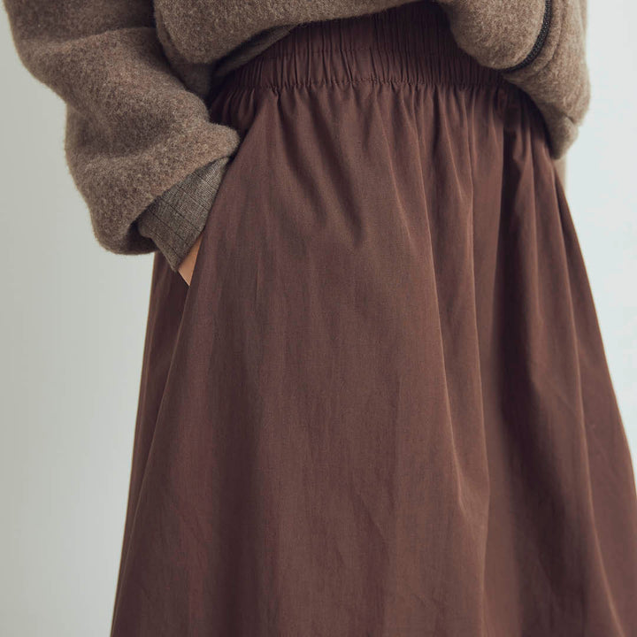 POPLIN skirt