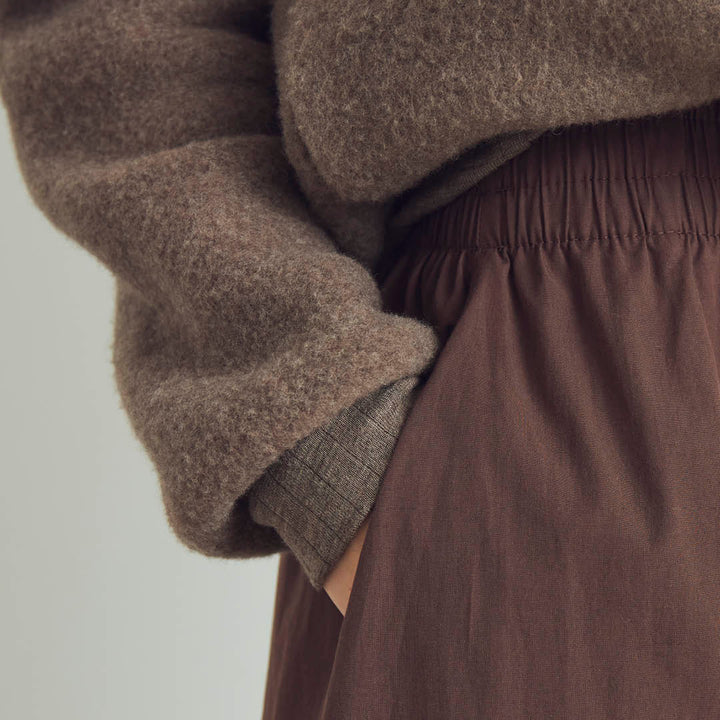 POPLIN skirt