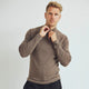 MEN'S Wool zip sweater