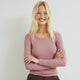 MELLOW tencel rib longsleeve top