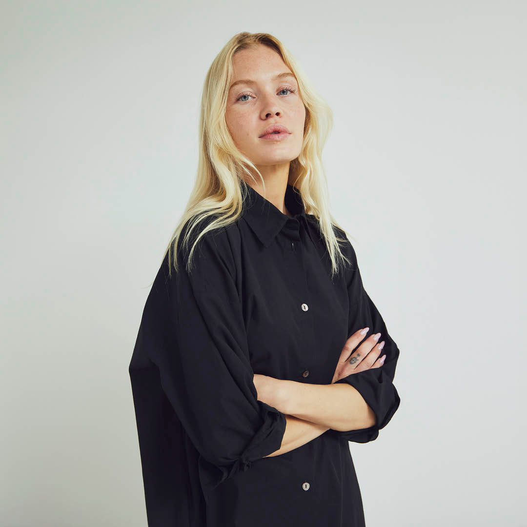 POPLIN shirt dress