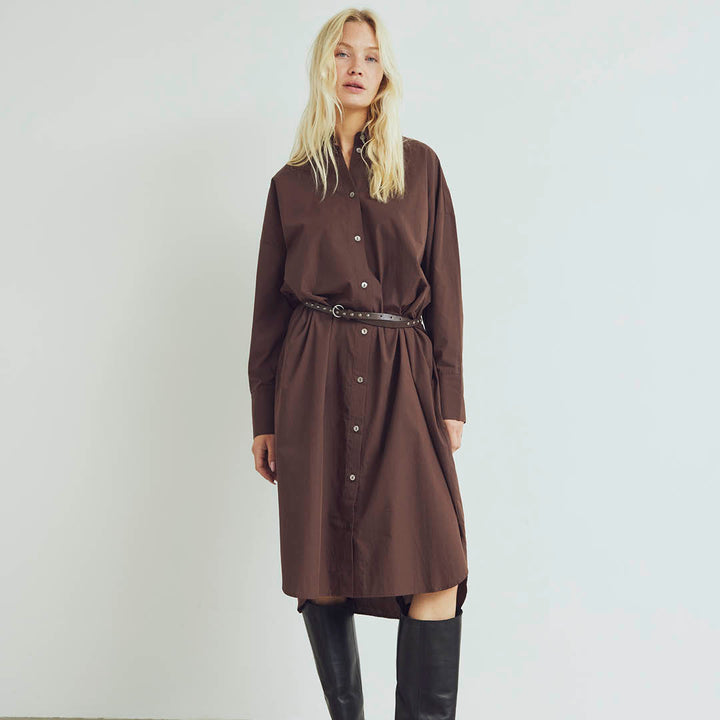 POPLIN shirt dress