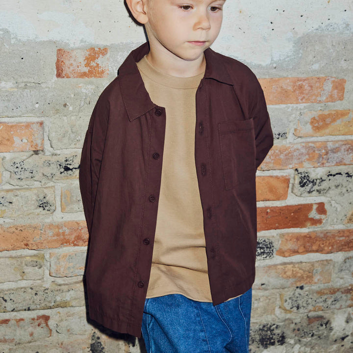 POPLIN pocket shirt