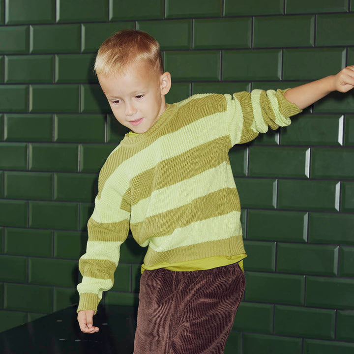 KNIT  striped sweater