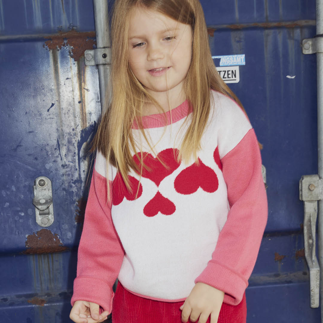 KNIT heart sweater