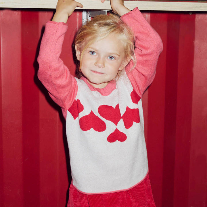 KNIT heart sweater
