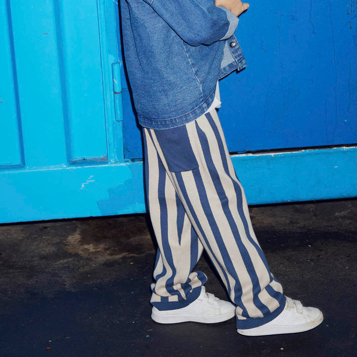 KNIT jacquard pants