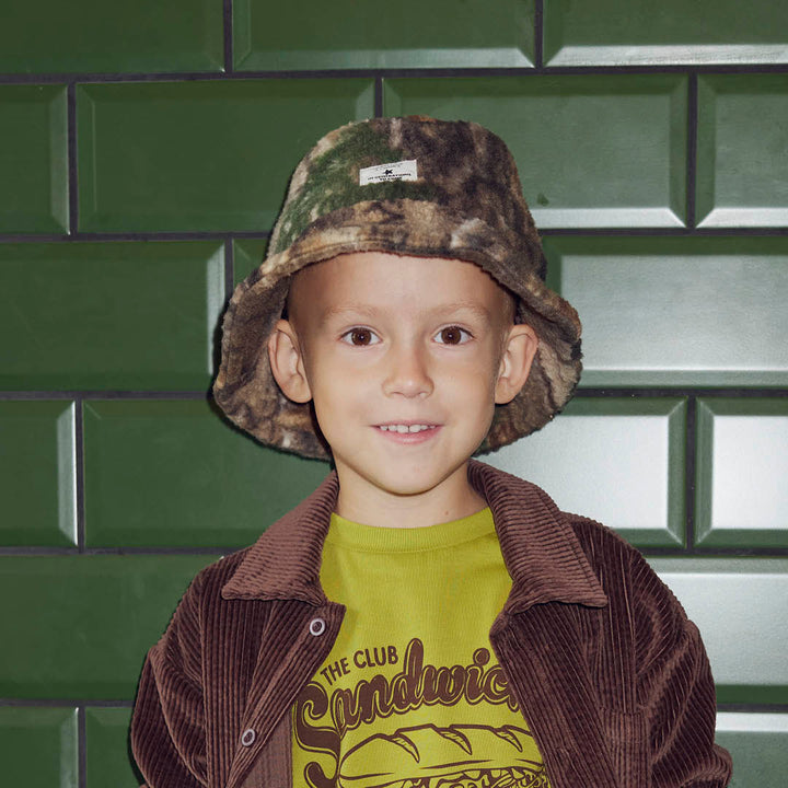 PICKLES teddy fleece bucket hat