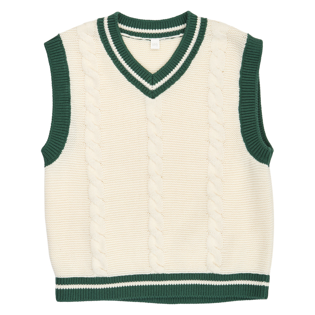 KNIT cable vest