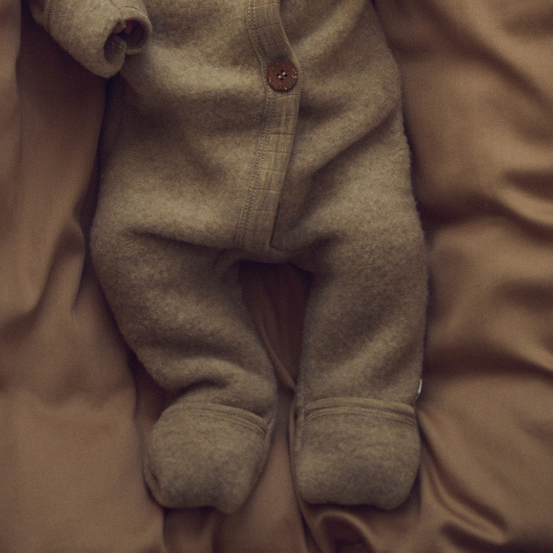 WOOLLY suit in merino wool fleece