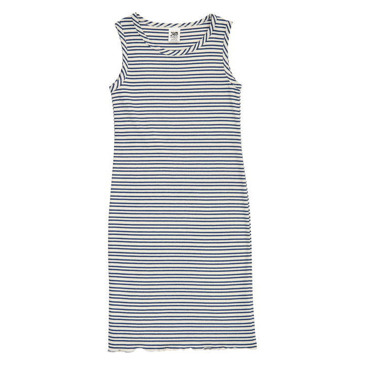 STRIPE rib sleeveless dress