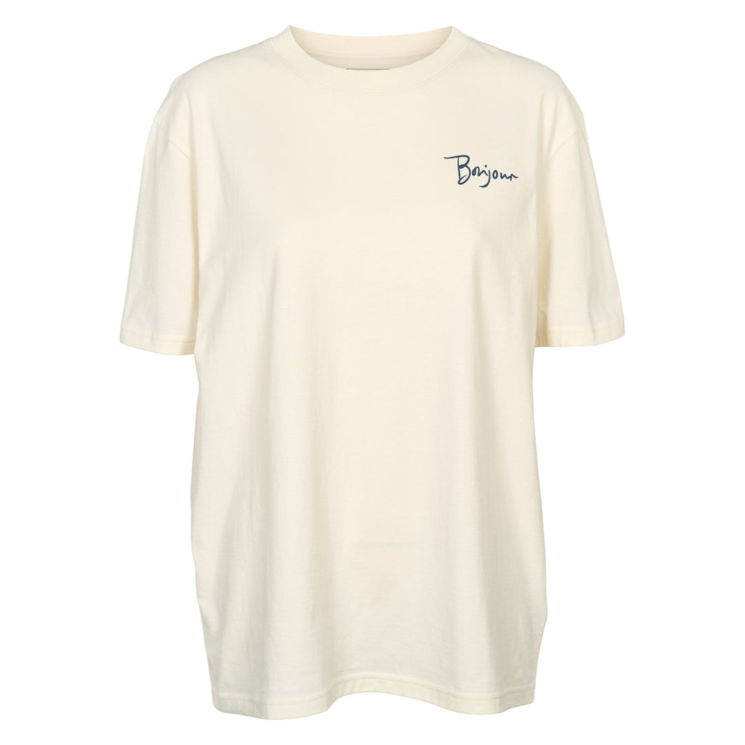 BONJOUR printed T-shirt