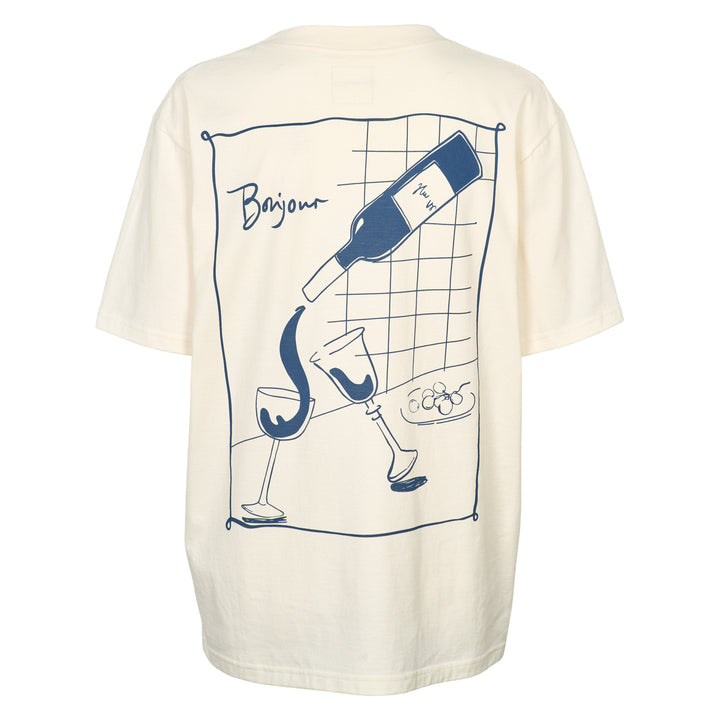 BONJOUR printed T-shirt