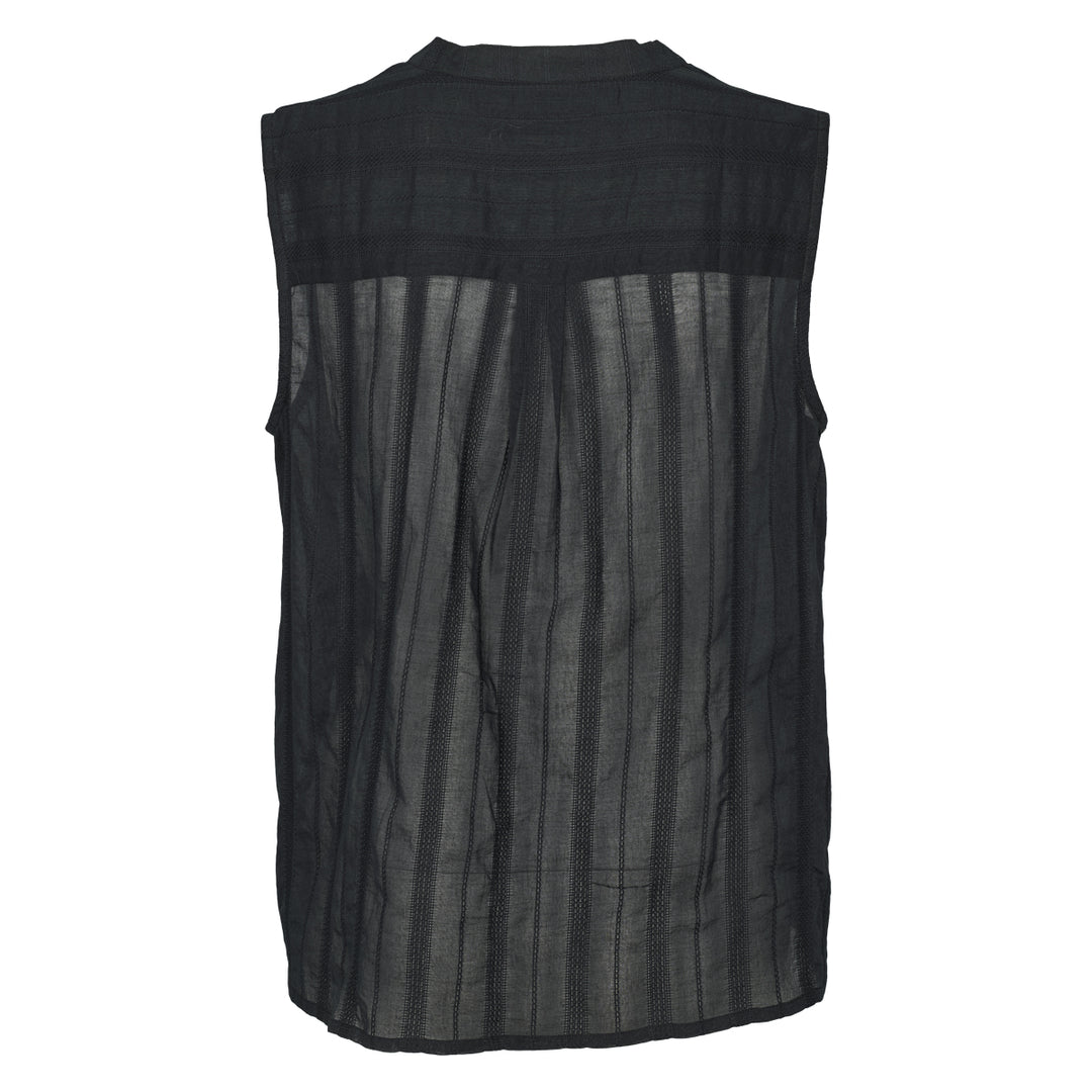 DOBBY sleeveless top