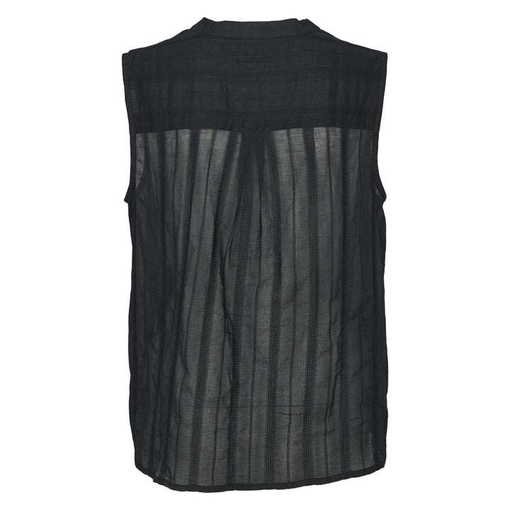 DOBBY sleeveless top