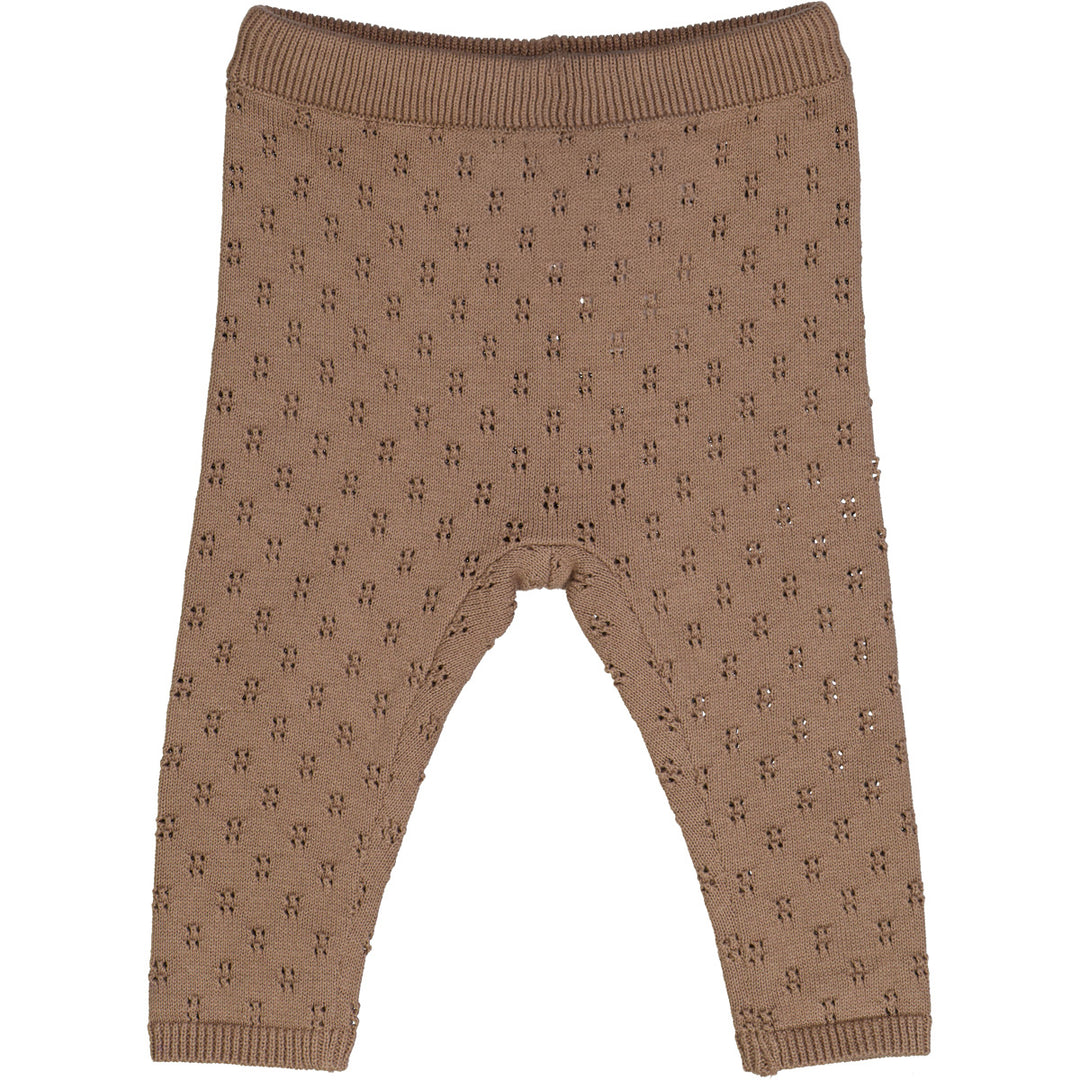 KNIT pants with hole pattern