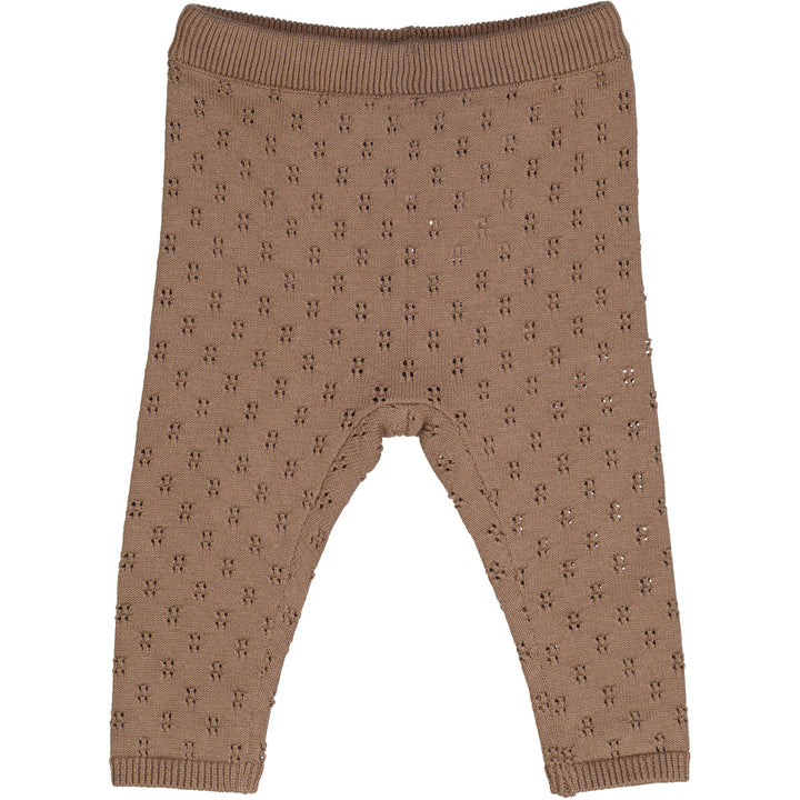 KNIT pants with hole pattern
