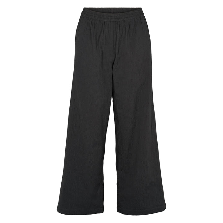 SEERSUCKER wide leg pants