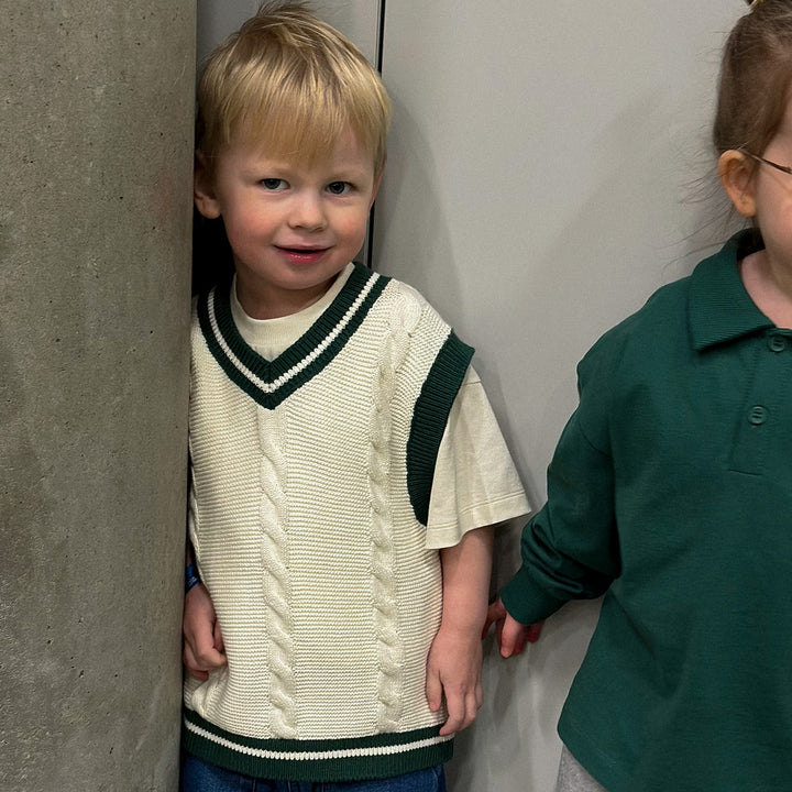 KNIT cable vest