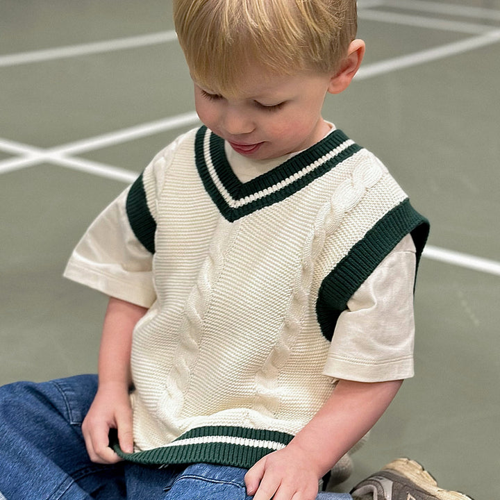 KNIT cable vest
