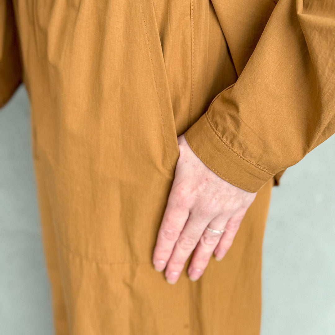 POPLIN buttons pants