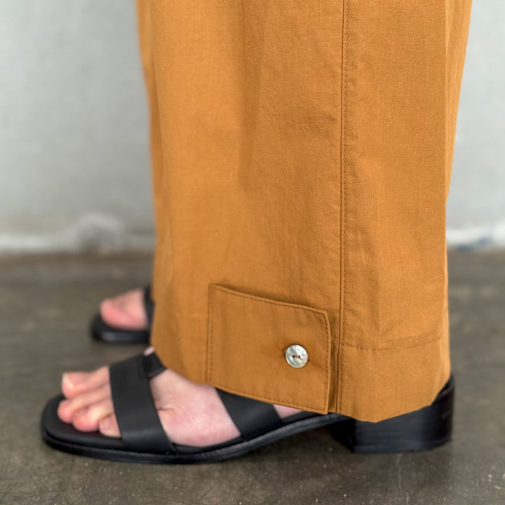 POPLIN buttons pants