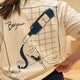 BONJOUR printed T-shirt