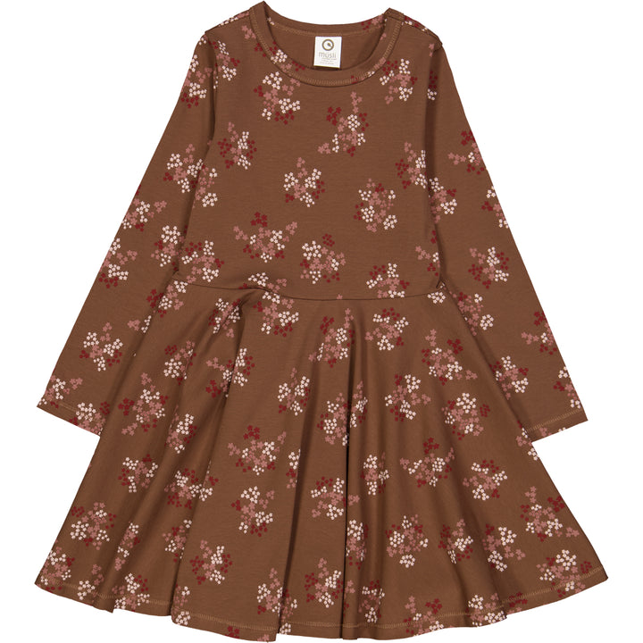 FLORA swing dress with print