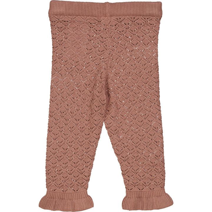 KNIT pants with hole pattern