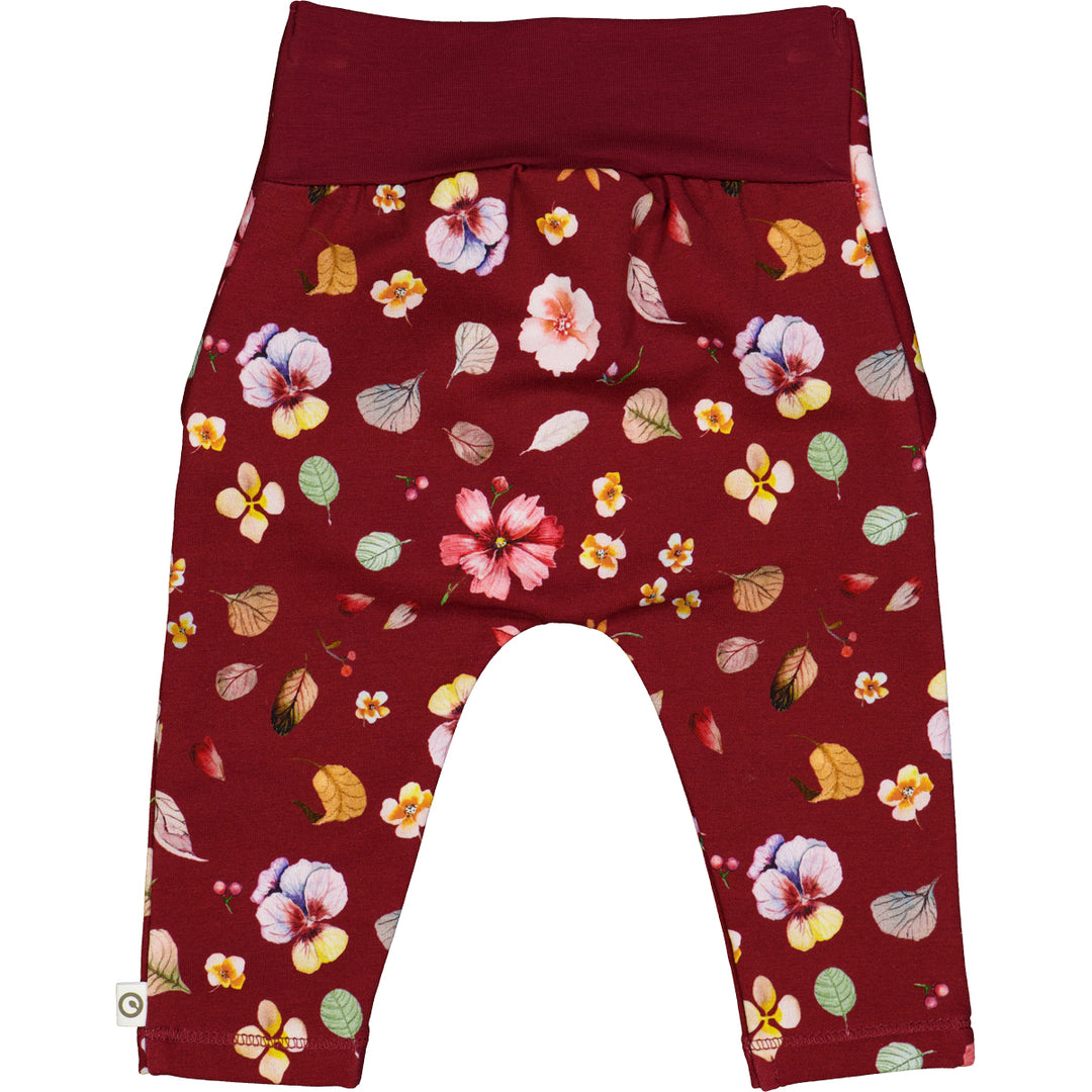 DAZZLE bow pants with floralprint