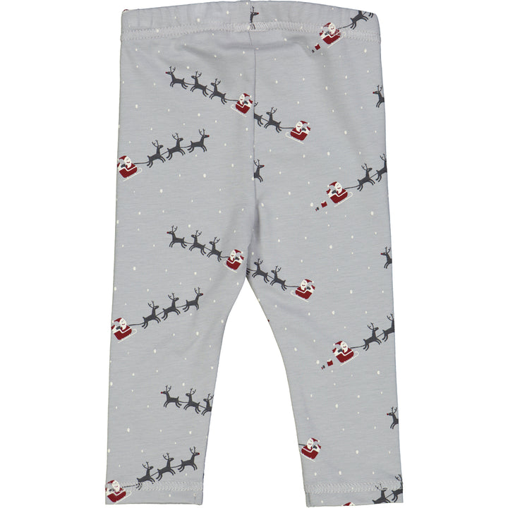 SANTA leggings with Christmasprint