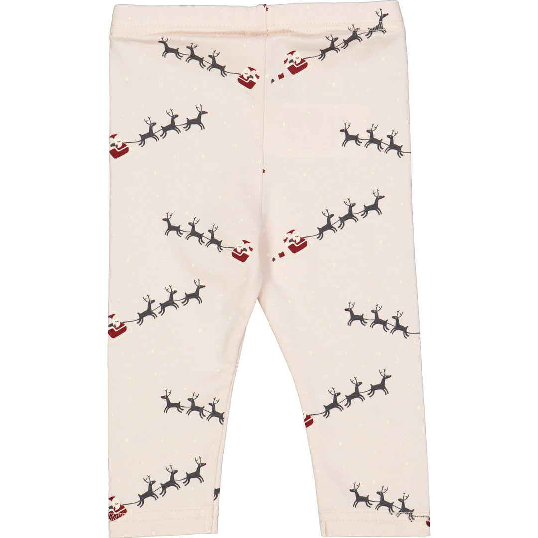 SANTA leggings with Christmasprint