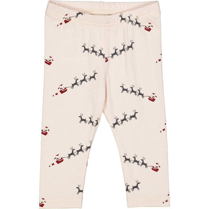 SANTA leggings with Christmasprint