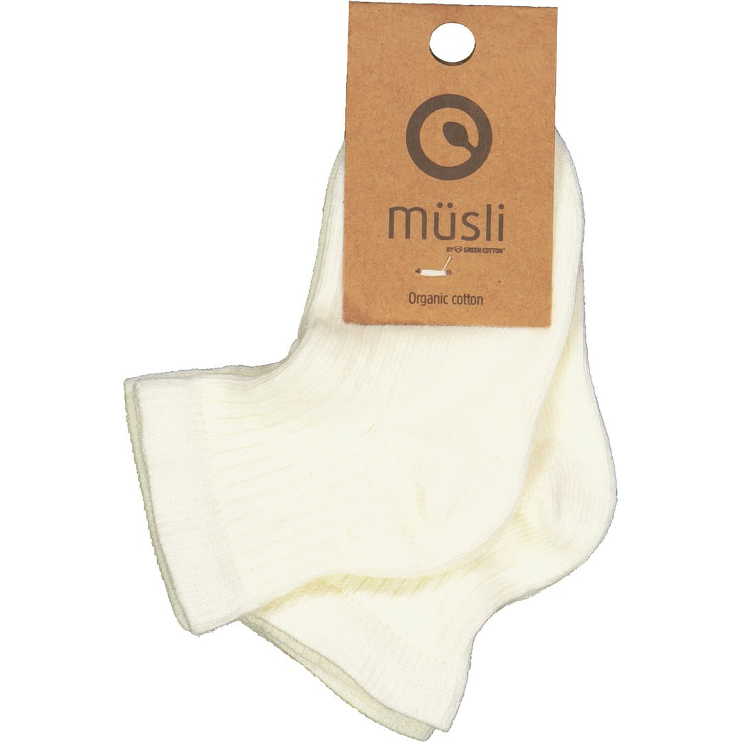 Rib socks 2-pack