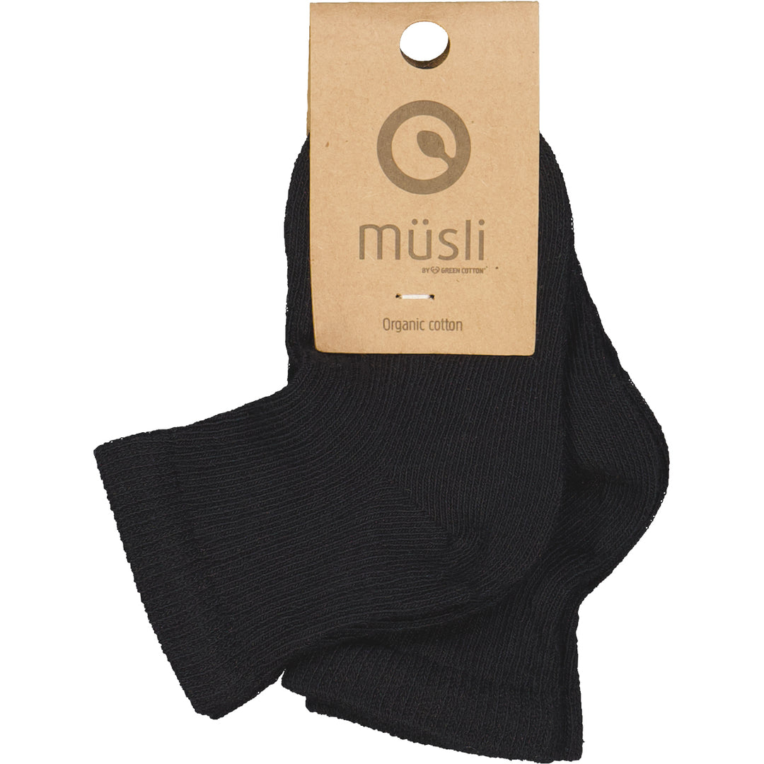 Rib socks 2-pack