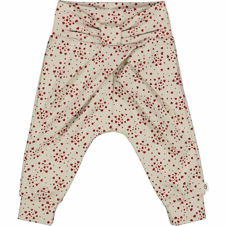 LOVE bow pants with hearts