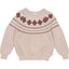 KNIT jacquard sweater