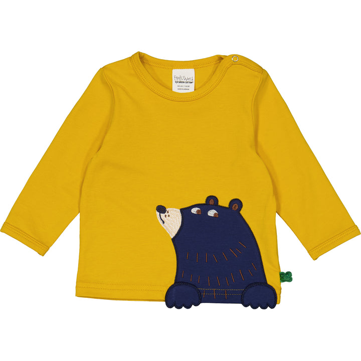 BEAR applique long sleeve top