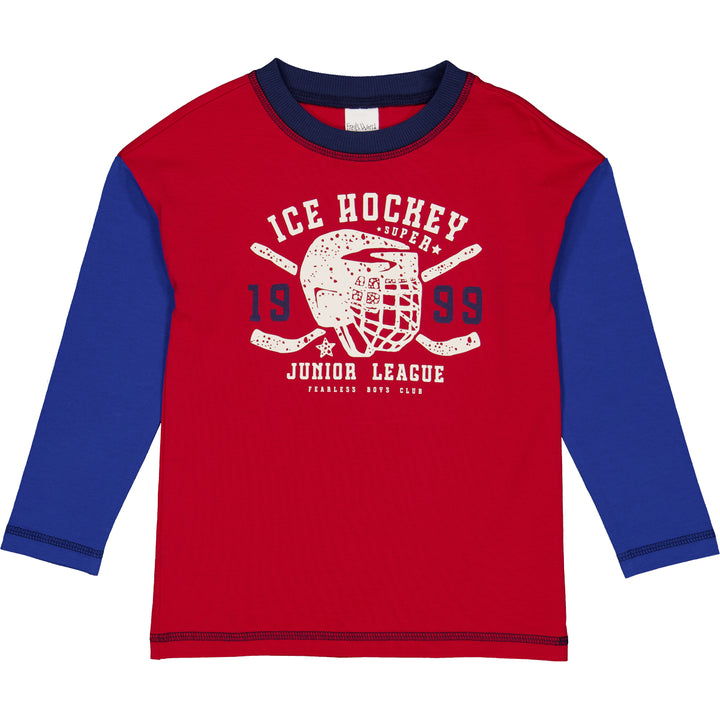 HOCKEY top with print