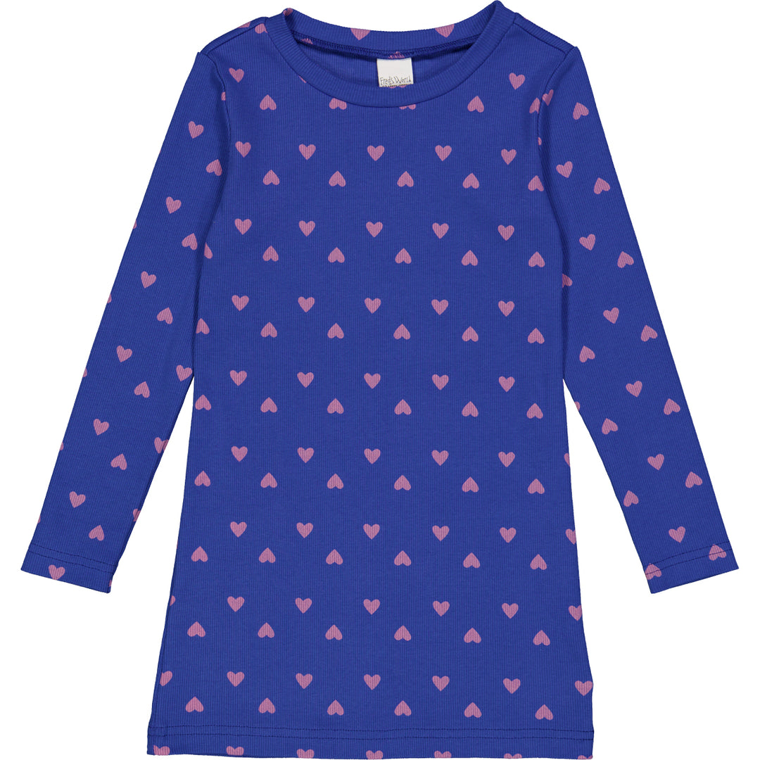 HEART longsleeve dress