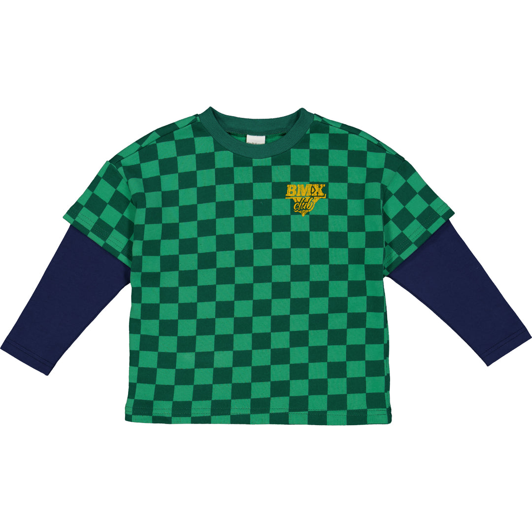 BMX checkered T-shirt